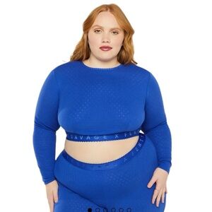 Savage x Fenty - NWT Savage x Cotton Jersey Open Back Crop Top Sz 1X